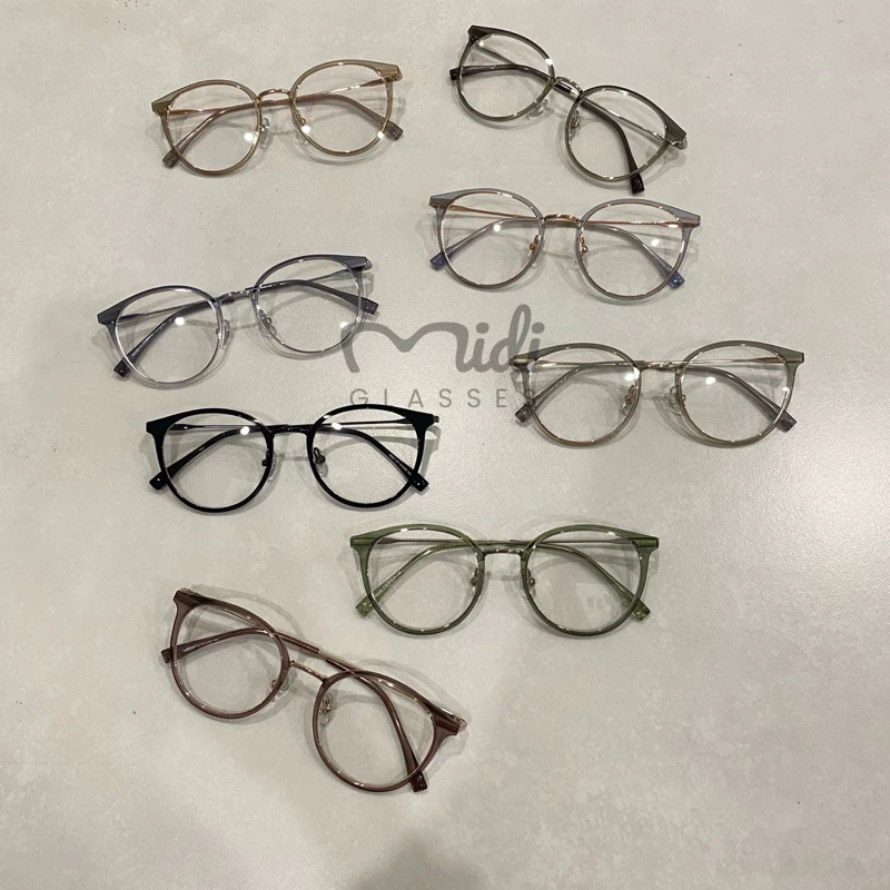 Kính tròn cao cấp unisex Midiglasses chất liệu kim loại TUM GLASSES - 48.081
