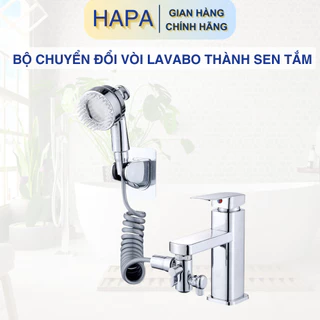 Bộ Chuyển Đổi Sen Tắm Tiện Dụng Từ Vòi Lavabo, Kèm Vòi Sen Tăng Áp Và Dây Sen HAPA