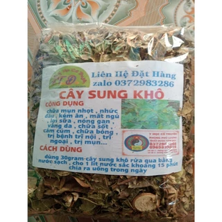 100g lá sung non sấy khô