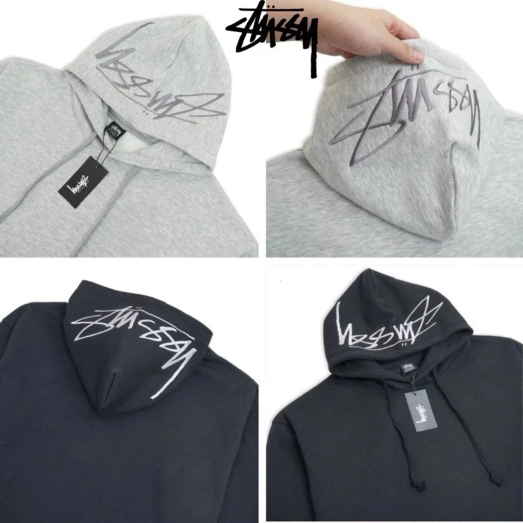 Áo Hoodie STU SSY Thêu full Nón mũ cao cấp dày dặn,Áo khoác Hoodie Nỉ Bông basic form rộng nam nữ unisex STUT
