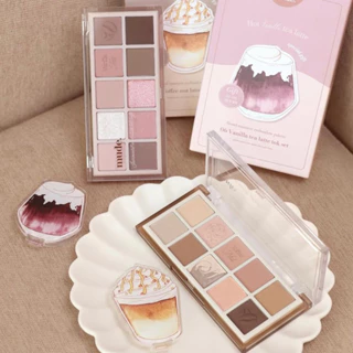 [GIAO HOẢ TỐC] Bảng mắt MUDE BST Latte Mute Makeup Look Hàng Nội Địa Hàn