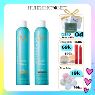 Gôm xịt tóc giữ nếp Moroccanoil Luminous Finish Strong / Extra Strong Hairspray 330ml