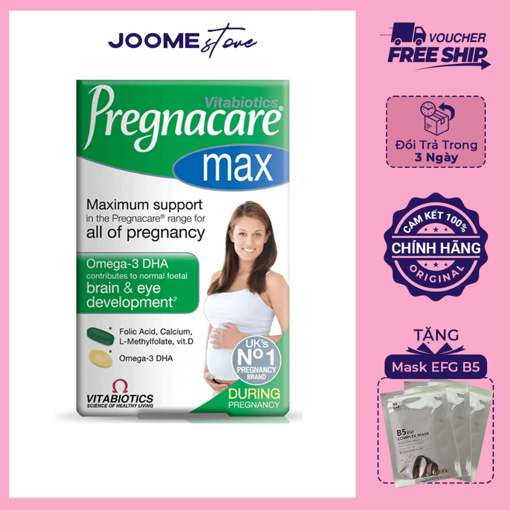 Vitamin tổng hợp cho bà bầu-bú Pregnacare max