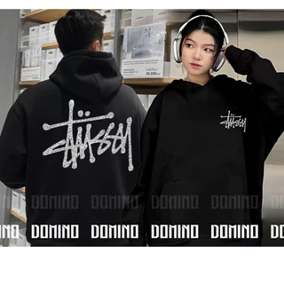 Áo Hoodie Stussy Màu Nhũ Lấp Lánh Nỉ Bông Form Rộng Chất Nỉ Bông Siêu Dày Siêu Ấm