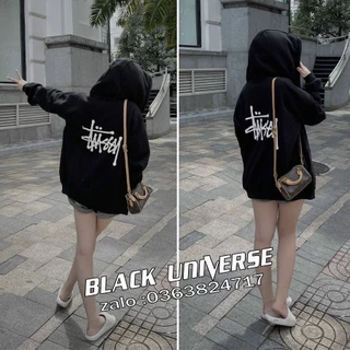 Áo HOODIE Stussy Stock Crew chất ni bông cotton cao cấp