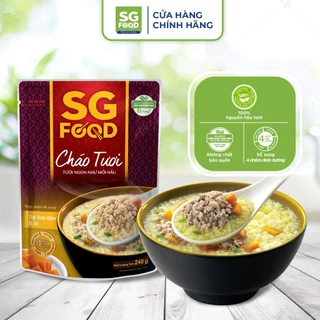 Cháo Tươi Sài Gòn Food Thịt Thăn Bằm Bí Đỏ 240g