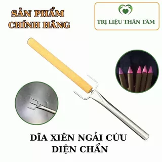 Dĩa xiên điếu ngải cứu hơ ba cây dụng cụ diện chẩn