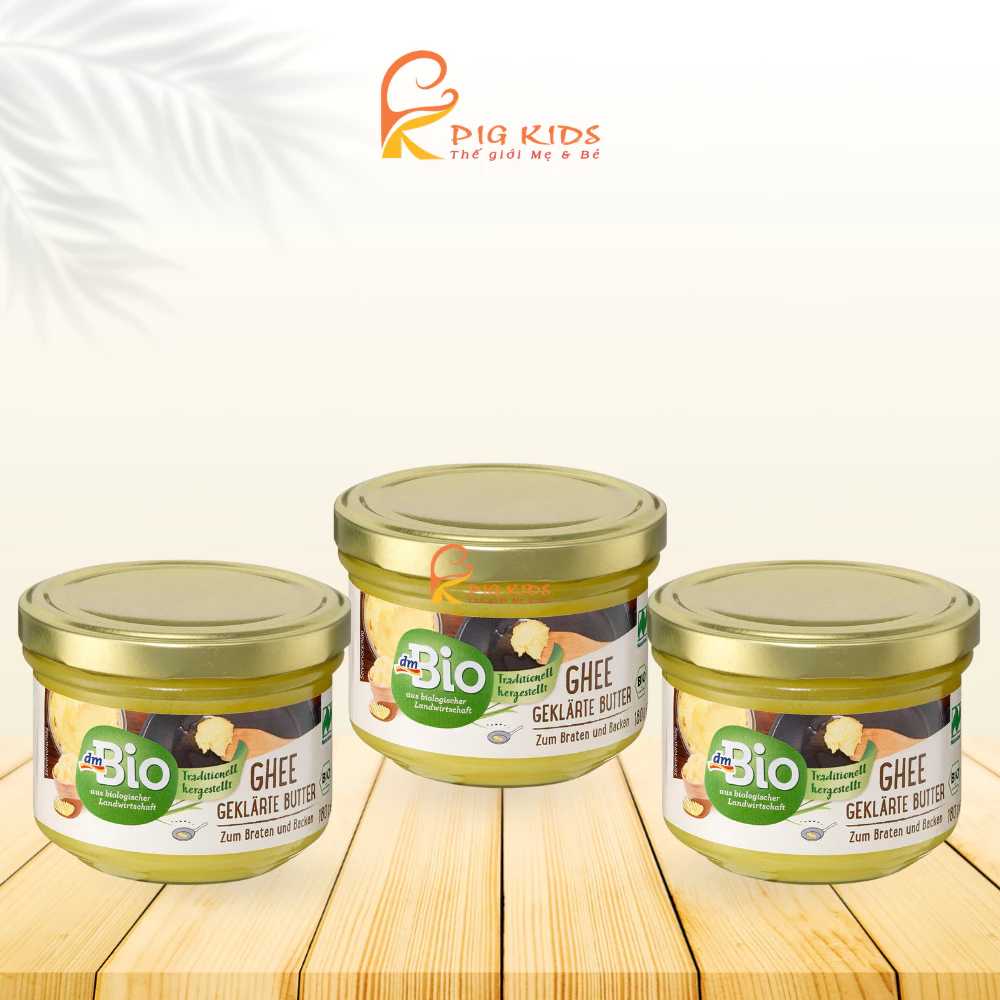 Bơ Ghee hữu cơ nội địa Đức 180g