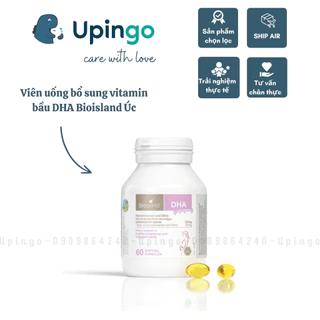 (Date 8/2026) Viên vitamin bầu DHA Bioisland Úc 60 viên