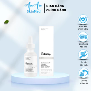 Tinh Chất Serum The Ordinary Niacinamid 10% Zin C 1% Hỗ Trợ Ngừa Mụn, Giảm Thâm, Se Khít Lỗ Chân Lông - Anan Skinmed