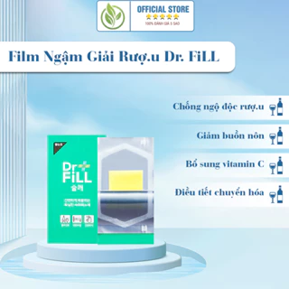 Film Ngậm Giải Rượ.u Dr. FiLL Hangover - Film Ngậm Haru Beauty Bổ Sung Vitamin C và Các Khoáng Chất Cho Cơ Thể