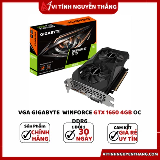 Vga - Card màn hình Gigabyte GT1030 GTX 1650 4GB DDR6 OC