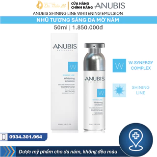 Nhũ Tương Sáng Da Mờ Nám ANUBIS Shining Line Whitening Emulsion Điều Chỉnh Tông Màu Da 50ml