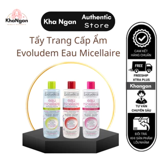 Tẩy trang cấp ẩm Evoluderm Micellar Cleansing Water 250ml hàng công ty chính hãng