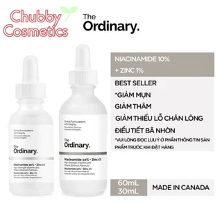 Serum The Ordinary Niacinamide 10% + Zinc 1%