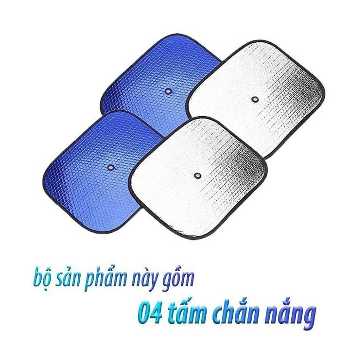 BỘ 2 TẤM CHE NẮNG Ô TÔ, DÀY DẶN. Có kèm núm hít