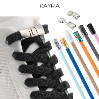 Dây giày kèm khóa chéo kim loại KAYFIA cho giày thể thao trẻ em người lớn, nam nữ