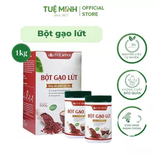 Bột gạo lứt huyết rồng Tuệ Minh hộp 500gram (combo 2 hộp 0.5kg) GL2