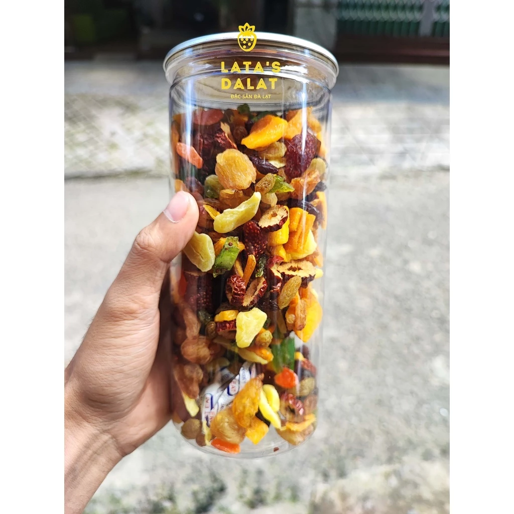 500G hoa quả sấy dẻo, hoa quả sấy khô không đường cho người ăn kiêng, giảm cân -HQS