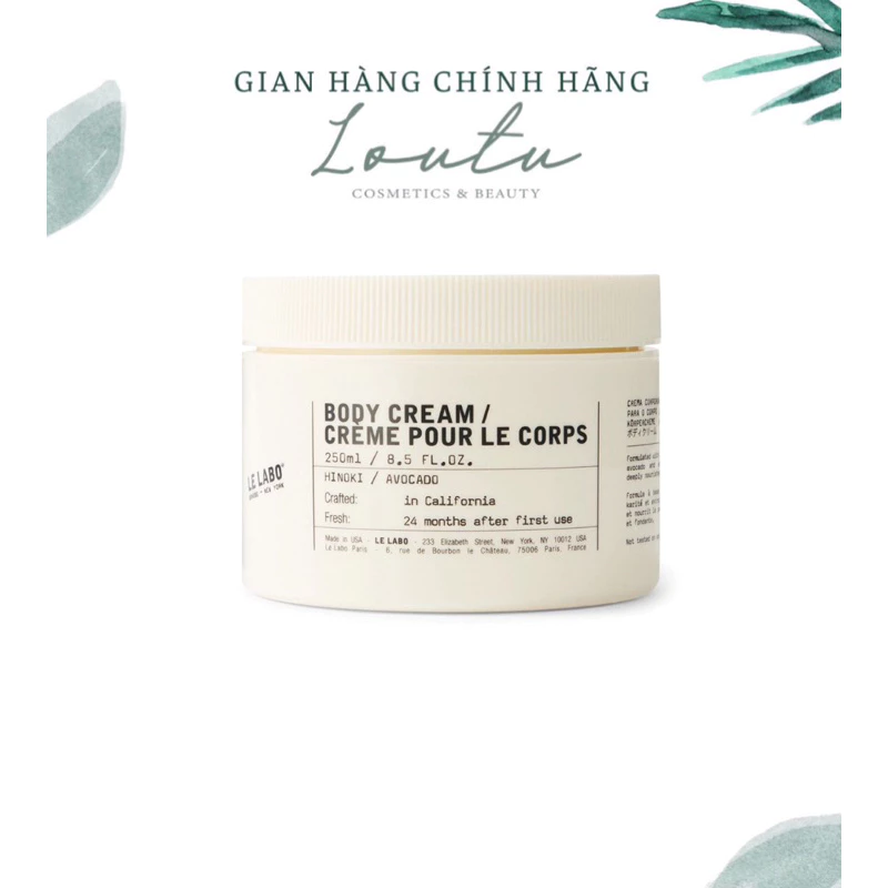 KEM DƯỠNG THỂ LE LABO CREAM 60ML