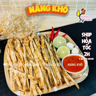 Khô Cá Thiều Que Cắt Sợi Tẩm Vị Ăn Liền - 300gr ( Thơm ngon - Đậm vị )|Đồ ăn vặt Nàng Khô