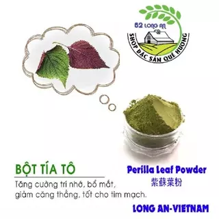 [100g] Bột lá tía tô sấy lạnh nguyên chất, cứu tinh cho người bị gout, dưỡng da, giải cảm, làm đẹp và sáng da mặt