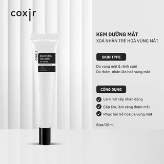 Kem Dưỡng Collagen Ốc Sên Đen Ngăn Ngừa Lão Hóa Da Vùng Mắt 30ml (Tặng Sample)