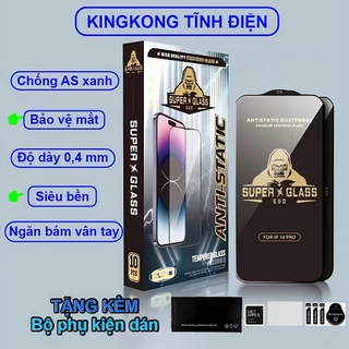 Cường lực KINGKONG ĐEN Xiaomi Redmi 10C / 12C / Poco C40/ C55 chính hãng