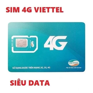 SIM VIETTEL DATA TỐC ĐỘ CAO 4G CHƯA KÍCH - SIM DATA CHƯA ĐĂNG KÍ CHÍNH CHỦ - SIM TRẮNG