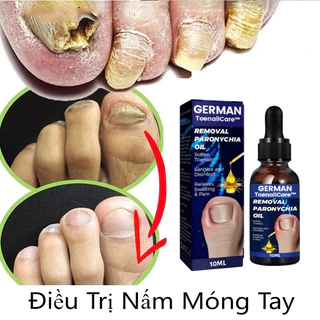 Tinh chất nấm móng tay chân GERMAN Toe nail care, dưỡng móng chính hãng lọ 10ml Kem loại bỏ nấm móng Kem phục hồi móng