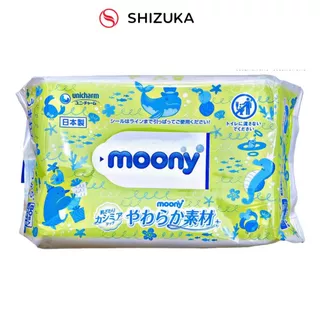 Khăn Giấy Ướt Moonny Nhật Bản 80 Tờ/Gói