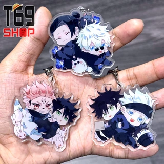 Móc khóa mica anime Jujutsu Kaisen - Couple ver (Loại cao cấp - Hình in ép giữa 2 mặt mica)