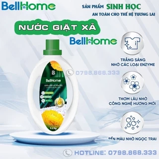 Nước Giặt Xả Sinh Học Bell Home 3,2KG Hương Nước Hoa Giúp Áo Quần Lưu Hương Lâu Và Làm Sạch Vượt Trội