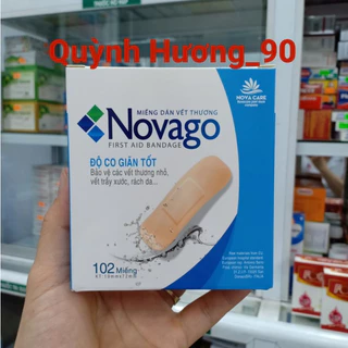 Băng dán cá nhân NOVAGO 102 miếng tiện dụng