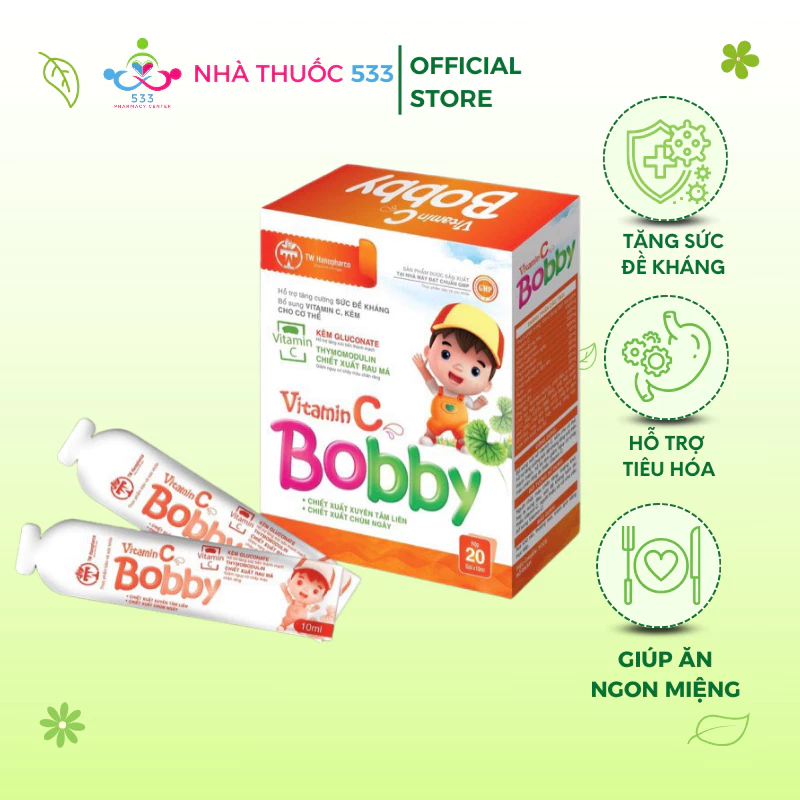 Vitamin C BOBBY bổ sung Vitamin C - tăng sức đề kháng cho trẻ , cho bé phát triển toàn diện