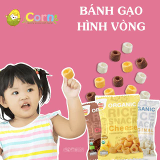 Bánh gạo hữu cơ HÌNH VÒNG Nobi Nobi - Cho bé 18m+