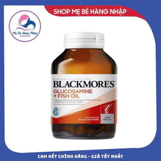 BLACKMORE Glucosamine & Fish Oil 90v hỗ trợ xướng khớp và bổ sung dầu cá