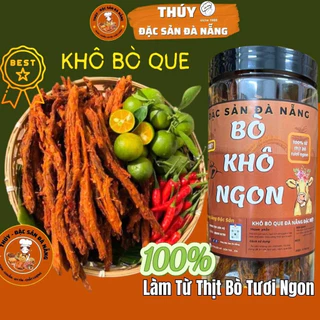 Khô Bò Que Hộp 250gr Chuẩn Vị Đặc Sản Khô Bò Đà Nẵng Thơm Ngon Mềm Đậm Vị Nhà Thúy Đặc Sản Đà Nẵng