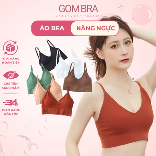 Áo bra nữ hở lưng Gom Bra, chất dệt kim co giãn tốt, không gọng nâng ngực tự nhiên -SA-367