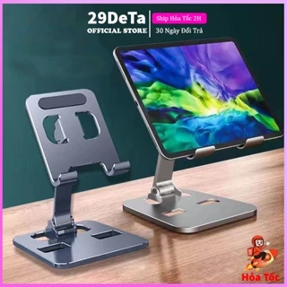 Giá đỡ kê điện thoại ipad table bằng kim loại thép 29deta kệ kê điện thoại có thể gấp gọn, phụ kiện dt