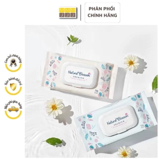 Khăn giấy ướt cho bé thuần chay Natural Blossom/Dottodot/ Nature love me Hàn Quốc cao cấp an toàn cho bé-mjnjeebaby