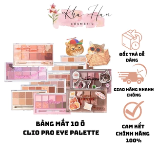 [Mã COSBAUH3 giảm 8% đơn 300K] Bảng Phấn Mắt Nhũ 10 Ô Clio Pro Eye Palette Xinh Xắn đáng yêu