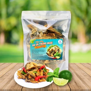 Đồ ăn vặt da cá trứng muối phô mai túi zip 250gr