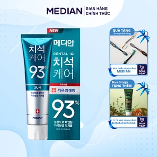 Kem Đánh Răng MEDIAN DENTAIL IQ 93% Tartar Gum Toothpaste Chống Viêm Nướu, Viêm Lợi, Thơm Miệng 120G