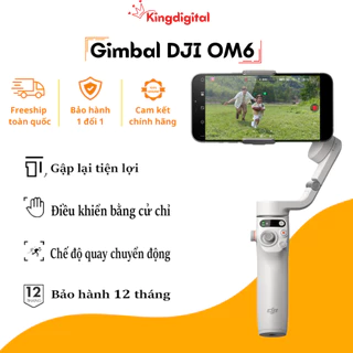 Gimbal DJI OSMO MOBILE 6 (OM6) - Tay cầm gimball chống rung điện thoại Smart X Pro