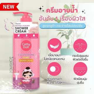 Sữa Tắm Trắng Da Cathy Doll L-Glutathione Magic Shower Cream 500ml