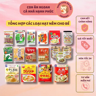 [Date T4-T8/2025] Tổng Hợp Các Loại Hạt Nêm Nhật Bản Cho Bé