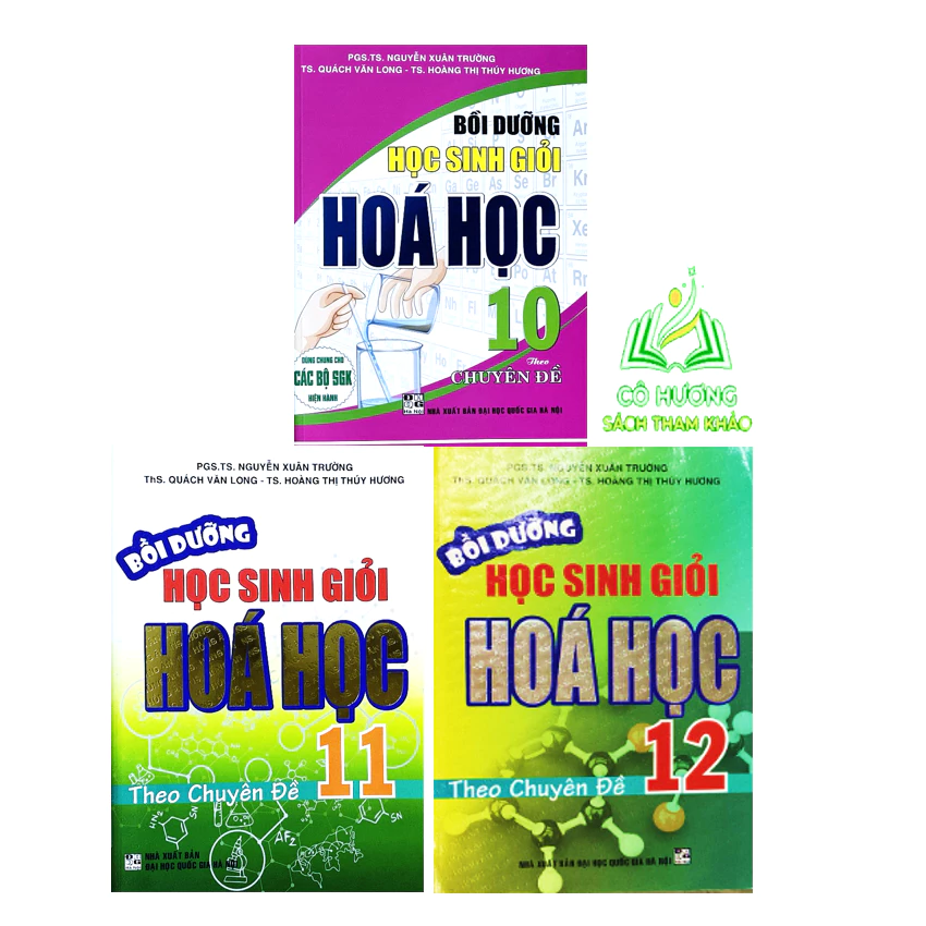 Sách - Combo Bồi Dưỡng Học Sinh Giỏi Hóa Học Theo Chuyên Đề Lớp 10, 11, 12 (3 Cuốn)