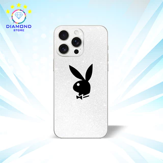 Miếng dán skin mẫu Playboy Kim tuyến cho các dòng điện thoại iPhone, Samsung, Oppo, Realme, Xiaomi,...