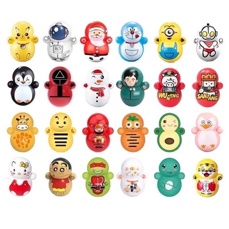 Lật đật mini nhiều mẫu đồ chơi lật đật mini nhiều hình đa dạng chủ đề dễ thương cho bé